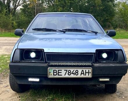 Синий ВАЗ 21099, объемом двигателя 1.5 л и пробегом 95 тыс. км за 1000 $, фото 1 на Automoto.ua