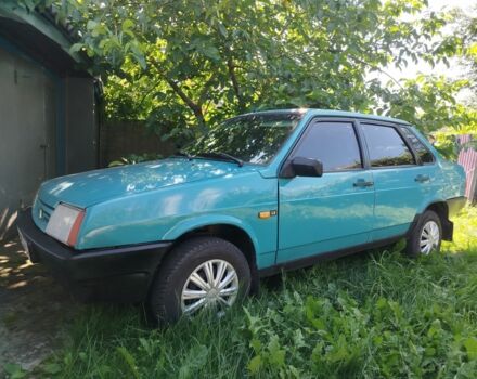 Синий ВАЗ 21099, объемом двигателя 1 л и пробегом 180 тыс. км за 1097 $, фото 1 на Automoto.ua