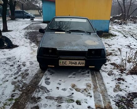 Синий ВАЗ 21099, объемом двигателя 1.5 л и пробегом 200 тыс. км за 1200 $, фото 1 на Automoto.ua