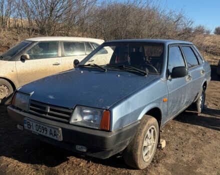 Синий ВАЗ 21099, объемом двигателя 1.5 л и пробегом 57 тыс. км за 840 $, фото 1 на Automoto.ua