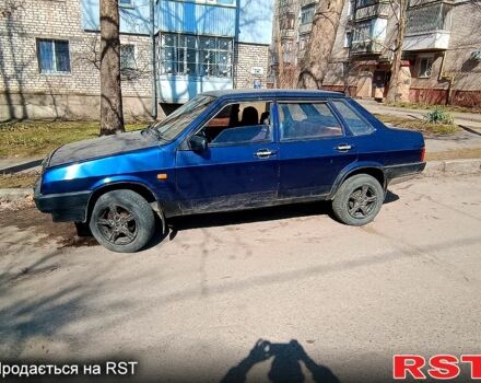 Синий ВАЗ 21099, объемом двигателя 1.5 л и пробегом 235 тыс. км за 680 $, фото 1 на Automoto.ua