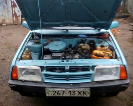 Синий ВАЗ 21099, объемом двигателя 1.5 л и пробегом 96 тыс. км за 950 $, фото 1 на Automoto.ua