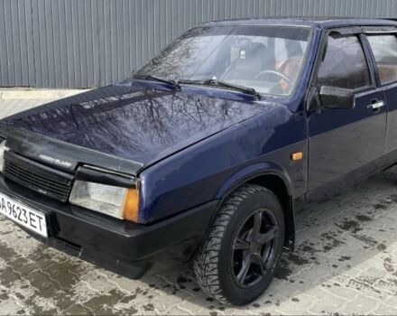 Синий ВАЗ 21099, объемом двигателя 1.5 л и пробегом 3 тыс. км за 1299 $, фото 1 на Automoto.ua