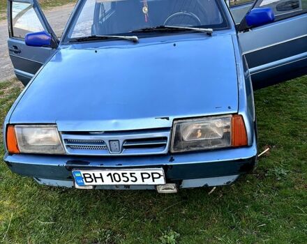 Синий ВАЗ 21099, объемом двигателя 1.5 л и пробегом 64 тыс. км за 600 $, фото 1 на Automoto.ua