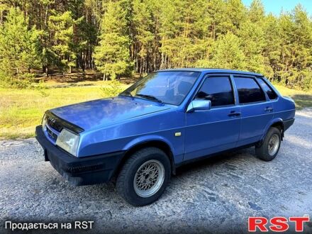 Синій ВАЗ 21099, об'ємом двигуна 15 л та пробігом 245 тис. км за 950 $, фото 1 на Automoto.ua