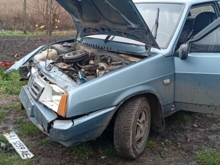Синій ВАЗ 21099, об'ємом двигуна 1.5 л та пробігом 50 тис. км за 550 $, фото 1 на Automoto.ua