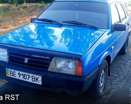 Синий ВАЗ 21099, объемом двигателя 1.5 л и пробегом 200 тыс. км за 960 $, фото 1 на Automoto.ua