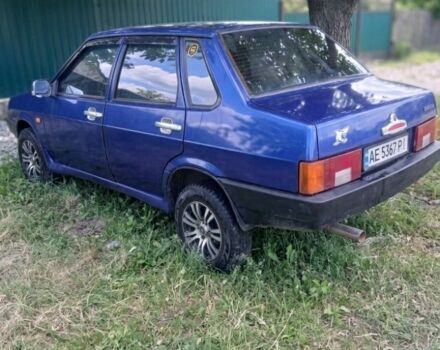 Синий ВАЗ 21099, объемом двигателя 1.5 л и пробегом 60 тыс. км за 1458 $, фото 1 на Automoto.ua