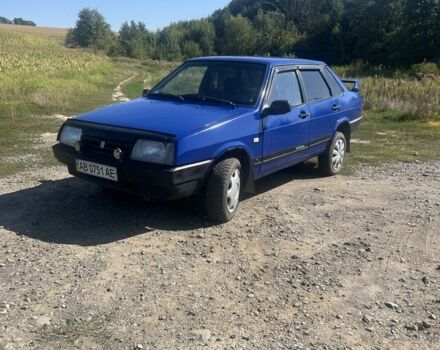 Синий ВАЗ 21099, объемом двигателя 1.5 л и пробегом 300 тыс. км за 1150 $, фото 1 на Automoto.ua