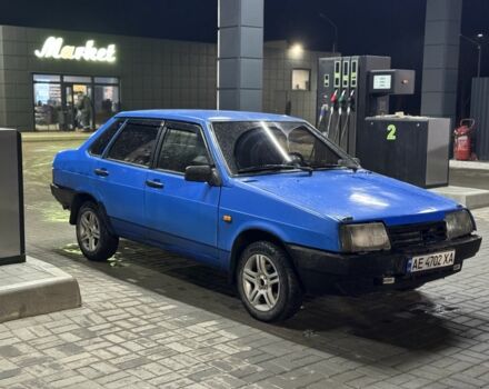 Синий ВАЗ 21099, объемом двигателя 1.5 л и пробегом 150 тыс. км за 1100 $, фото 1 на Automoto.ua