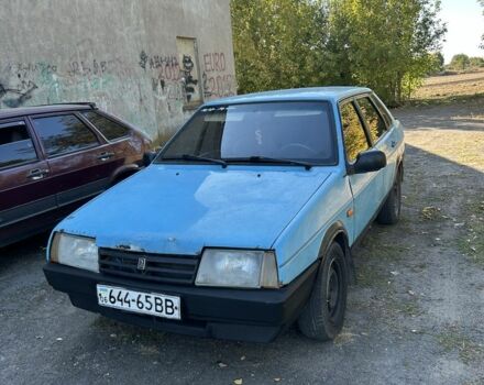 Синий ВАЗ 21099, объемом двигателя 1.5 л и пробегом 100 тыс. км за 652 $, фото 1 на Automoto.ua