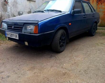 Синий ВАЗ 21099, объемом двигателя 1.5 л и пробегом 121 тыс. км за 800 $, фото 1 на Automoto.ua