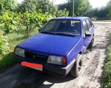 Синий ВАЗ 21099, объемом двигателя 1.5 л и пробегом 305 тыс. км за 1600 $, фото 1 на Automoto.ua