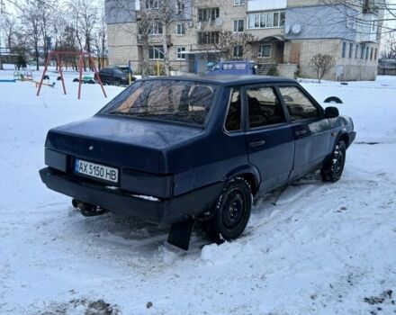 Синий ВАЗ 21099, объемом двигателя 2 л и пробегом 1000 тыс. км за 800 $, фото 1 на Automoto.ua