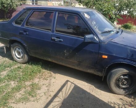 Синий ВАЗ 21099, объемом двигателя 0 л и пробегом 270 тыс. км за 601 $, фото 1 на Automoto.ua