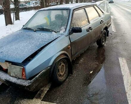 Синій ВАЗ 21099, об'ємом двигуна 1.5 л та пробігом 123 тис. км за 290 $, фото 1 на Automoto.ua
