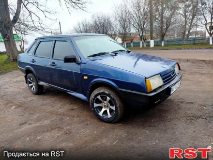 Синий ВАЗ 21099, объемом двигателя 1.5 л и пробегом 100 тыс. км за 999 $, фото 1 на Automoto.ua