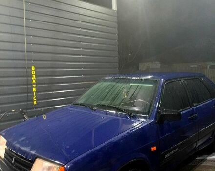 Синий ВАЗ 21099, объемом двигателя 1.5 л и пробегом 140 тыс. км за 1350 $, фото 1 на Automoto.ua