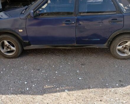 Синий ВАЗ 21099, объемом двигателя 1.5 л и пробегом 100 тыс. км за 950 $, фото 1 на Automoto.ua