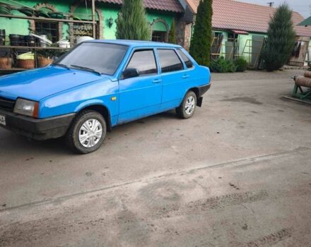 Синий ВАЗ 21099, объемом двигателя 1.5 л и пробегом 93 тыс. км за 1000 $, фото 1 на Automoto.ua
