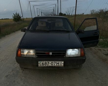 Синий ВАЗ 21099, объемом двигателя 1.5 л и пробегом 7 тыс. км за 561 $, фото 1 на Automoto.ua