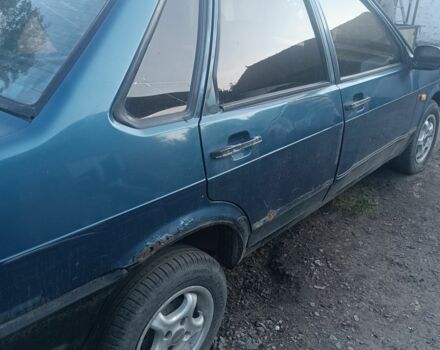 Синий ВАЗ 21099, объемом двигателя 1.5 л и пробегом 127 тыс. км за 500 $, фото 1 на Automoto.ua