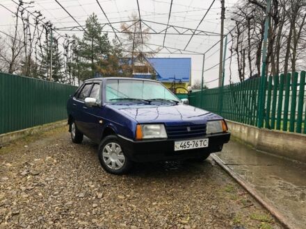 Синий ВАЗ 21099, объемом двигателя 1.5 л и пробегом 300 тыс. км за 750 $, фото 1 на Automoto.ua