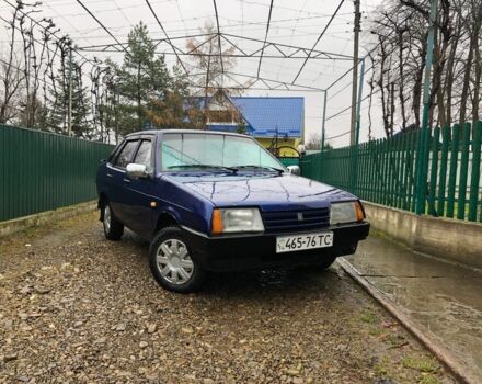 Синий ВАЗ 21099, объемом двигателя 1.5 л и пробегом 300 тыс. км за 750 $, фото 1 на Automoto.ua