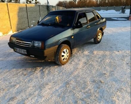 Синий ВАЗ 21099, объемом двигателя 1.5 л и пробегом 280 тыс. км за 1500 $, фото 1 на Automoto.ua