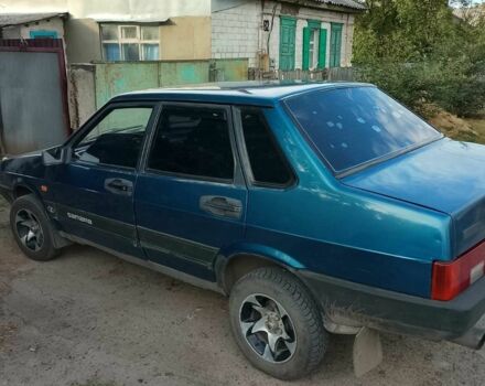 Синий ВАЗ 21099, объемом двигателя 1 л и пробегом 1 тыс. км за 1344 $, фото 1 на Automoto.ua