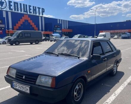 Синий ВАЗ 21099, объемом двигателя 1.6 л и пробегом 295 тыс. км за 827 $, фото 1 на Automoto.ua