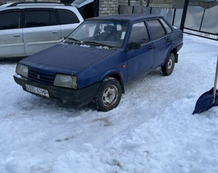 Синий ВАЗ 21099, объемом двигателя 1.6 л и пробегом 200 тыс. км за 700 $, фото 1 на Automoto.ua