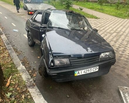 Синий ВАЗ 21099, объемом двигателя 1.5 л и пробегом 300 тыс. км за 500 $, фото 1 на Automoto.ua