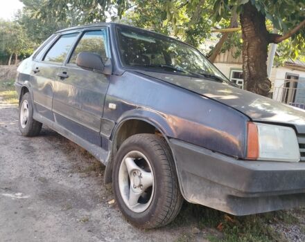 Синий ВАЗ 21099, объемом двигателя 1.3 л и пробегом 100 тыс. км за 501 $, фото 1 на Automoto.ua