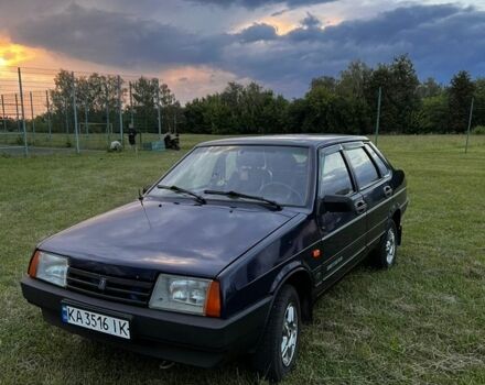 Синий ВАЗ 21099, объемом двигателя 1.5 л и пробегом 189 тыс. км за 1500 $, фото 1 на Automoto.ua
