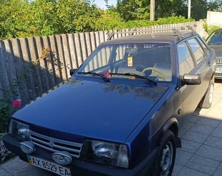 Синий ВАЗ 21099, объемом двигателя 1.5 л и пробегом 100 тыс. км за 1500 $, фото 1 на Automoto.ua