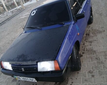 Синий ВАЗ 21099, объемом двигателя 1 л и пробегом 505 тыс. км за 1200 $, фото 1 на Automoto.ua