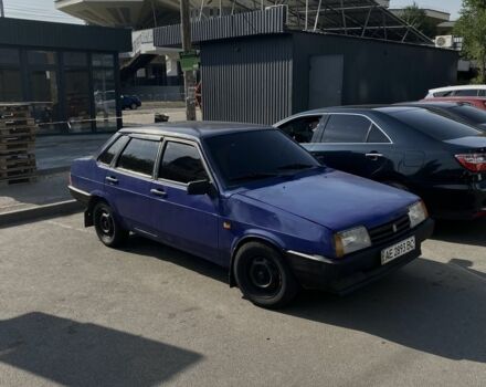Синий ВАЗ 21099, объемом двигателя 1.5 л и пробегом 130 тыс. км за 961 $, фото 1 на Automoto.ua