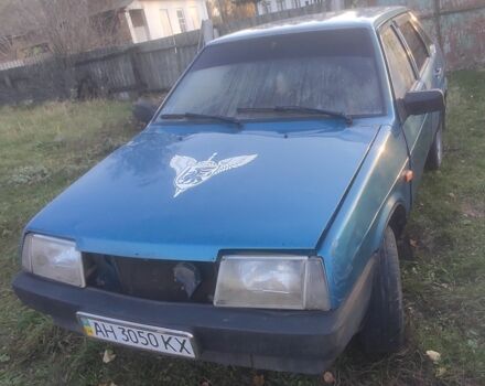 Синий ВАЗ 21099, объемом двигателя 1.5 л и пробегом 150 тыс. км за 478 $, фото 1 на Automoto.ua