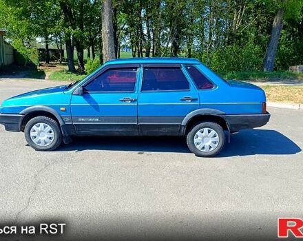 Синий ВАЗ 21099, объемом двигателя 1.5 л и пробегом 300 тыс. км за 900 $, фото 1 на Automoto.ua