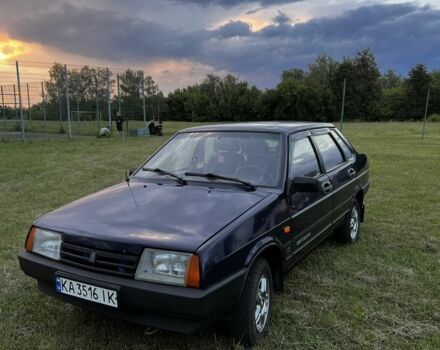Синий ВАЗ 21099, объемом двигателя 1.5 л и пробегом 189 тыс. км за 1500 $, фото 1 на Automoto.ua