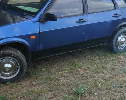 Синий ВАЗ 21099, объемом двигателя 1.5 л и пробегом 400 тыс. км за 563 $, фото 1 на Automoto.ua