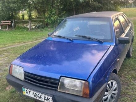 Синий ВАЗ 21099, объемом двигателя 1.3 л и пробегом 2 тыс. км за 480 $, фото 1 на Automoto.ua