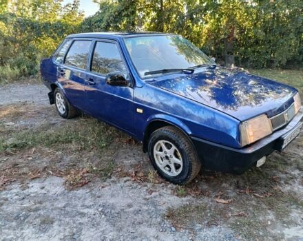 Синий ВАЗ 21099, объемом двигателя 1.5 л и пробегом 120 тыс. км за 952 $, фото 1 на Automoto.ua