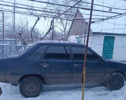 Синій ВАЗ 21099, об'ємом двигуна 1.5 л та пробігом 100 тис. км за 650 $, фото 1 на Automoto.ua