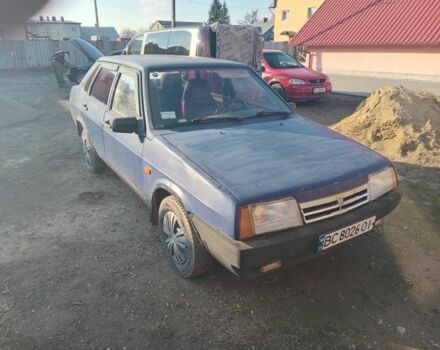 Синий ВАЗ 21099, объемом двигателя 1.5 л и пробегом 2 тыс. км за 600 $, фото 1 на Automoto.ua
