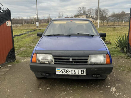 Синий ВАЗ 21099, объемом двигателя 1.5 л и пробегом 300 тыс. км за 1000 $, фото 1 на Automoto.ua