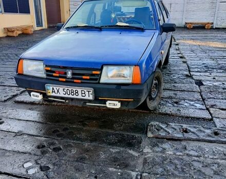Синий ВАЗ 21099, объемом двигателя 1.5 л и пробегом 252 тыс. км за 750 $, фото 1 на Automoto.ua