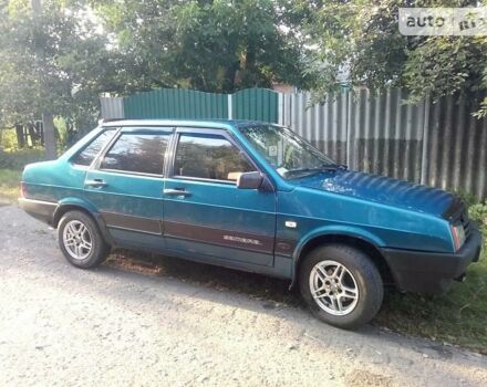 Синий ВАЗ 21099, объемом двигателя 1.5 л и пробегом 300 тыс. км за 1700 $, фото 1 на Automoto.ua
