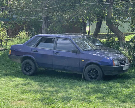 Синий ВАЗ 21099, объемом двигателя 1.5 л и пробегом 111 тыс. км за 850 $, фото 1 на Automoto.ua